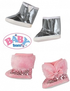 Сапожки зимние для кукол Baby born, 2 вида (Zapf Creation, 823-880)